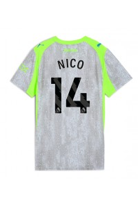 Manchester City Nico Gonzalez #14 Jalkapallovaatteet Naisten Kolmaspaita 2025-26 Lyhythihainen